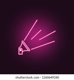 spotlight icon. Elements of Spotlight stage in neon style icons. Simple icon for websites, web design, mobile app, info graphics