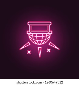 spotlight icon. Elements of Spotlight stage in neon style icons. Simple icon for websites, web design, mobile app, info graphics