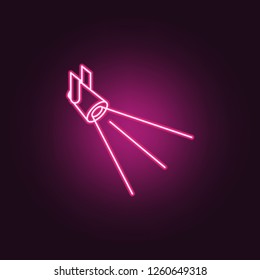spotlight icon. Elements of Spotlight stage in neon style icons. Simple icon for websites, web design, mobile app, info graphics