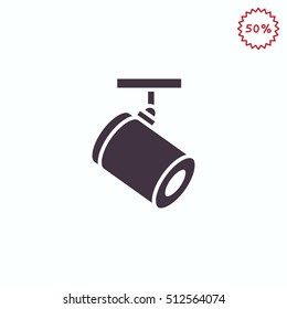  Spotlight icon Flat.