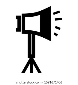 spotlight icon isolated sign symbol vector illustration - high quality black style vector icons
