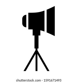 spotlight icon isolated sign symbol vector illustration - high quality black style vector icons
