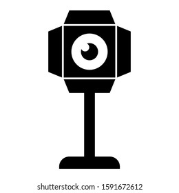 spotlight icon isolated sign symbol vector illustration - high quality black style vector icons
