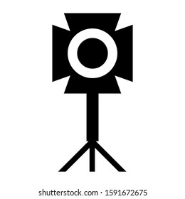 spotlight icon isolated sign symbol vector illustration - high quality black style vector icons
