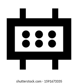 spotlight icon isolated sign symbol vector illustration - high quality black style vector icons
