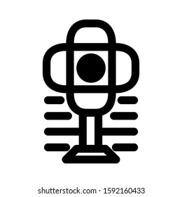 spotlight icon isolated sign symbol vector illustration - high quality black style vector icons
