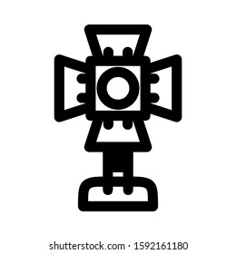 spotlight icon isolated sign symbol vector illustration - high quality black style vector icons
