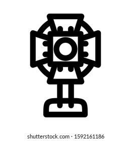 spotlight icon isolated sign symbol vector illustration - high quality black style vector icons
