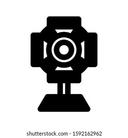 spotlight icon isolated sign symbol vector illustration - high quality black style vector icons
