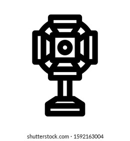 spotlight icon isolated sign symbol vector illustration - high quality black style vector icons

