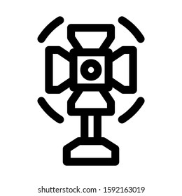 spotlight icon isolated sign symbol vector illustration - high quality black style vector icons
