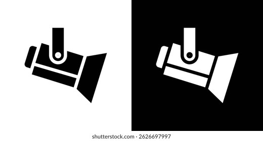 Spotlight icon for logo web mobile app UI design.