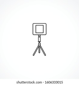 Spotlight icon on white background. Spotlight icon on white background. Spotlight icon on white background. 