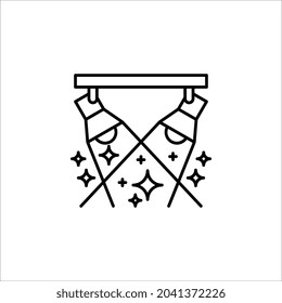 spotlight icon. Searchlight icon. vector illustration on white background. color editable eps 10