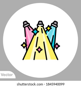 Spotlight icon sign vector,Symbol, logo illustration for web and mobile