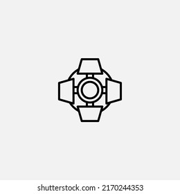 Spotlight icon sign vector,Symbol, logo illustration for web and mobile