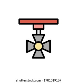 Spotlight icon. Simple color with outline vector elements of rock n roll icons for ui and ux, website or mobile application