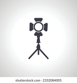 Spotlight icon. studio spotlight icon.