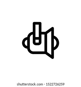 Spotlight Icon , Studio Logo, Cinema Symbol .