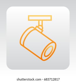  Spotlight icon Vector.