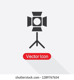 Spotlight Icon Vector Illustration Eps10