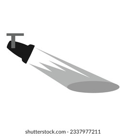 Diseño de la ilustración del vector de icono de destello