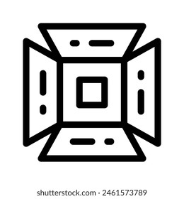 Spotlight Icon Vector Symbol Design Illustration