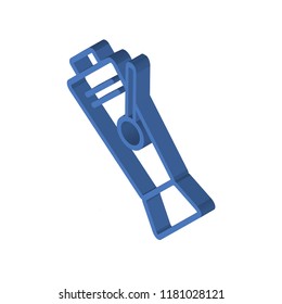 Spotlight isometric left top view 3D icon