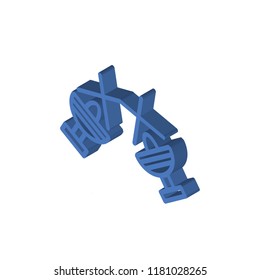 Spotlight isometric left top view 3D icon