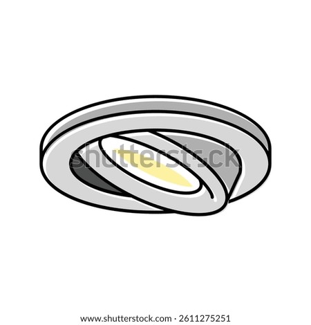 spotlight lamp ceiling color icon vector. spotlight lamp ceiling sign. isolated symbol illustration