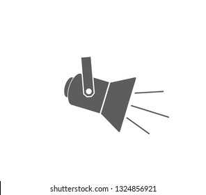 Spotlight lamp icon. Stage light icon.     Stage light  equipment  icon.