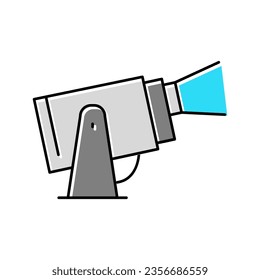 spotlight lighting color icon vector. spotlight lighting sign. isolated symbol illustration