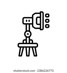 spotlight line icon. vector icon for your website, mobile, presentation, and logo design.