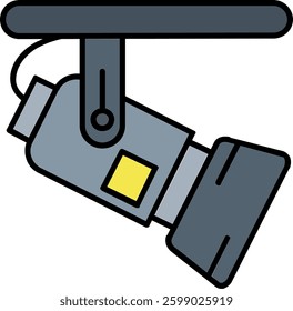 Spotlight Line vector Icon Design