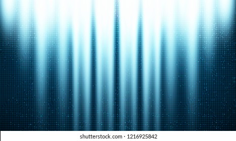 Spotlight on Circuit Microship Technology Background,Hi-tech Digital and network Concept design,Vector illustration.