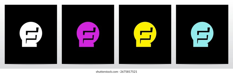 Spotlight On Letter Casting a Shadow Initial Logo Design E