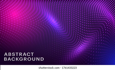 spotlight on Pink & purple metallic mesh background - Vector
