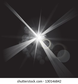 spotlight on smog background