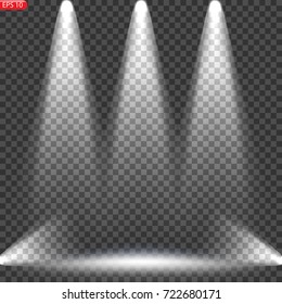 spotlight on stage