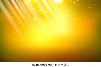 Spotlight on stage with smoke and light in Vector.