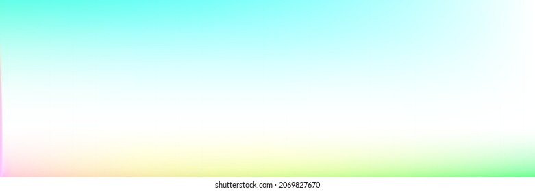 Spotlight Pastel Blurred Color Clean Multicolor Sky Wallpaper. Light Sunrise Sky Vibrant Water Sunset Horizontal Gradient Mesh Background. Bright Colorful Soft White Vivid Gradient Smooth Surface.