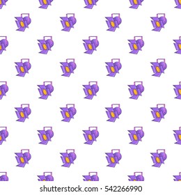 Spotlight pattern. Cartoon illustration of spotlight vector pattern for web