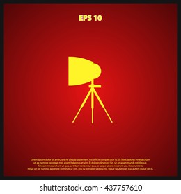 spotlight reflector icon