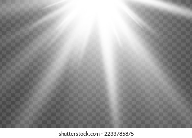 The spotlight shines on the stage. light exclusive use lens flash light effect. light from a lamp or spotlight. lighted scene. podium under the spotlight.