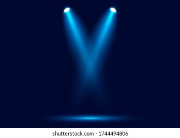 Concert Lighting Against Dark Background Ilustration Stock Photo (Edit ...