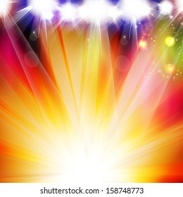 spotlight vector background design