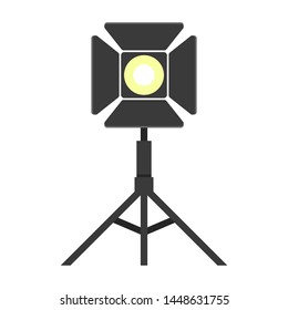 Spotlight vector design illustration isolated on background