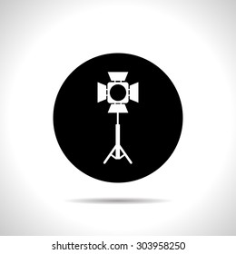 Spotlight vector icon