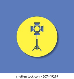 Spotlight vector icon