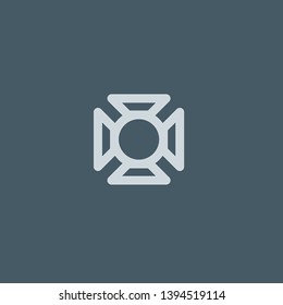 Spotlight vector icon. Spotlight concept stroke symbol design. Thin graphic elements vector illustration, outline pattern for your web site design, logo, UI. EPS 10.